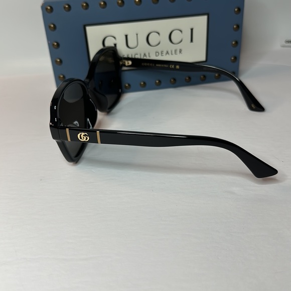 New Gucci Women's Gg0765SA 57mm Rectangle Sunglasses - Picture 9 of 16